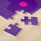 Einfache grüne Aquarellfarbe abstrakt Logo hinzufü Puzzle (Seite)