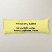 Einfache grüne Aquarellfarbe abstrakt Logo hinzufü Seitenschläferkissen (Rückseite)