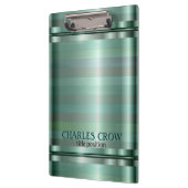 Einfache grüne Farbtöne Klemmbrett (Links)