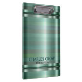 Einfache grüne Farbtöne Klemmbrett (Rechts)