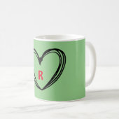 EINFACHE GRÜNE GENOME SWEET ZUHAUSE MAGNET KAFFEETASSE (VorderseiteRechts)