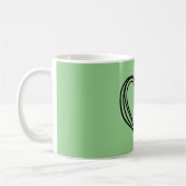 EINFACHE GRÜNE GENOME SWEET ZUHAUSE MAGNET KAFFEETASSE (Links)