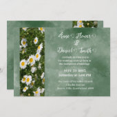 Einfache grüne katholische Hochzeitseinladung Einladung (Vorne/Hinten)