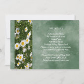 Einfache grüne katholische Hochzeitseinladung Einladung (Rückseite)