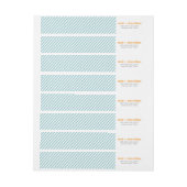 Einfache grüne Pinstripes (Bogen)