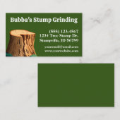 Einfache grüne Schleife Visitenkarte (Vorne/Hinten)