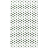 Einfache, grüne und weiße Weihnachtsbaume Tischdecke (Vorderseite)