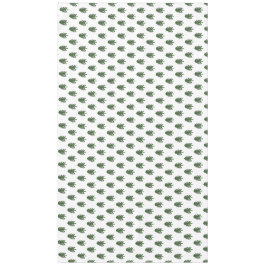 Einfache, grüne und weiße Weihnachtsbaume Tischdecke