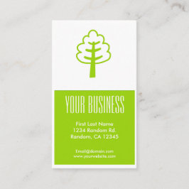Einfache, grüne Visitenkarten, die an die Anforder Visitenkarte