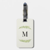 Einfache grüne Zweigstelle Gepäckanhänger (Rückseite vertikal)