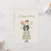 Einfache Grußkarte Karte (Vorderseite/Rückseite Beispiel)