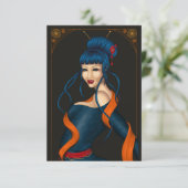 Einfache Grußkarte Karte (Stehend Vorderseite)