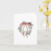 Einfache Grußkarte mit Kranz Karte (Gelbe Blume)