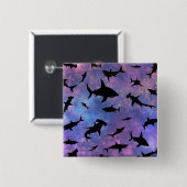 Einfache Haifischkiefer Button (Vorne & Hinten)