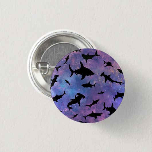 Einfache Haifischkiefer Button (Vorne & Hinten)