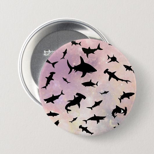 Einfache Haifischkiefer Button (Vorne & Hinten)