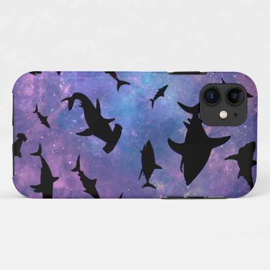 Einfache Haifischkiefer Case-Mate iPhone Hülle (Rückseite (Horizontal))