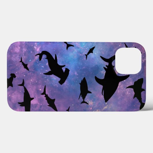 Einfache Haifischkiefer Case-Mate iPhone Hülle (Rückseite (Horizontal))