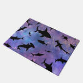 Einfache Haifischkiefer Fußmatte (Schrägansicht)