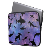 Einfache Haifischkiefer Laptopschutzhülle (Vorderseite Links)