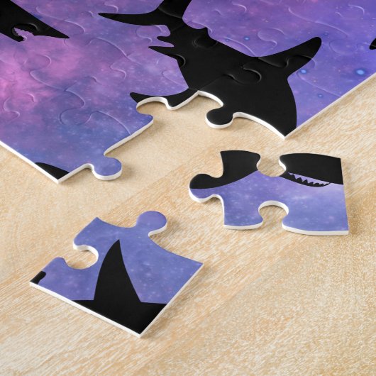 Einfache Haifischkiefer Puzzle (Seite)