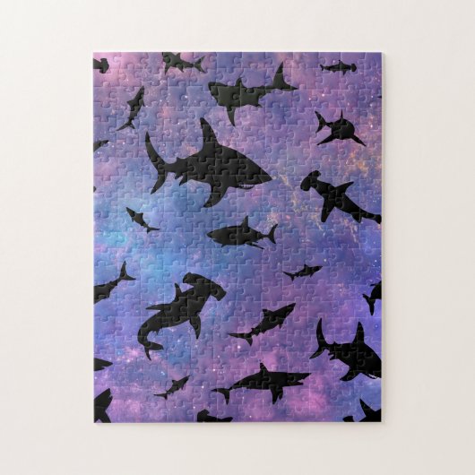 Einfache Haifischkiefer Puzzle (Vertikal)