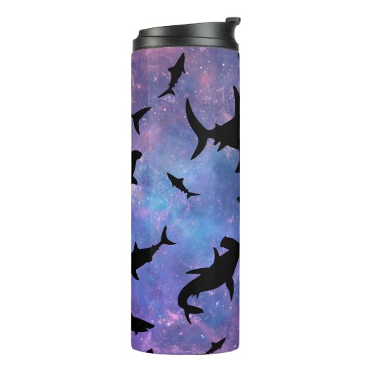 Einfache Haifischkiefer Thermosbecher (Nach links gedreht)