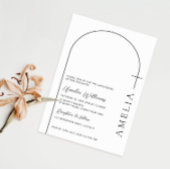 Einfache Halbbogenkreuzung Einladung