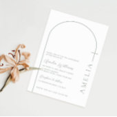 Einfache Halbbogenkreuzung Einladung