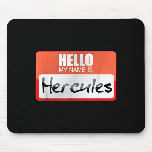 Einfache Halloween-Kostenidee _ Name ist Hercules Mousepad (Vorne)