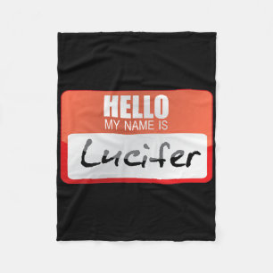 Einfache Halloween-Kostümbummelehrerei Mein Name i Fleecedecke