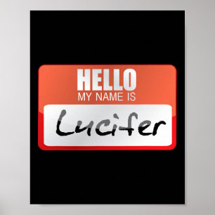 Einfache Halloween-Kostümbummelehrerei Mein Name i Poster