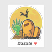 einfache Halloween-Kostümstimmung Aufkleber (Blatt)