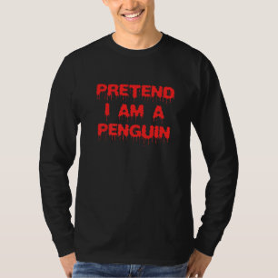 Einfache Halloween-Pinguin-Kostüme, so tun als ob  T-Shirt