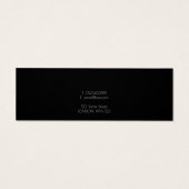 Einfache Halskette-Display-Karte (Rückseite)