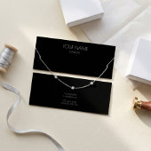 Einfache Halskette-Display-Karte