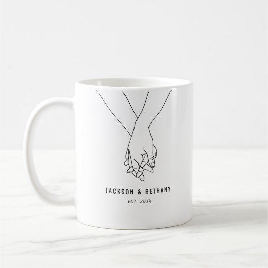 Einfache Haltehandschuhe Kaffeetasse (Links)