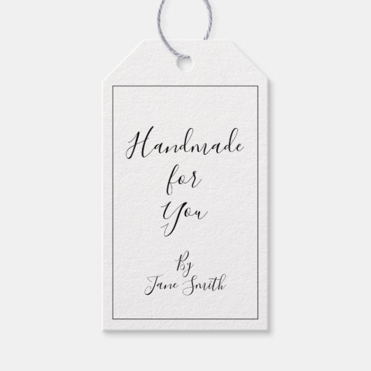 Einfache Handarbeit für Sie Geschenkanhänger (Vorderseite)