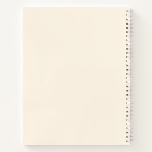 Einfache handgeschriebene Gold Script Typografie P Notizblock (Rückseite)