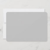Einfache handgeschriebene Hochzeitsschrift Save The Date (Rückseite)