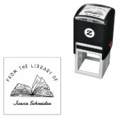 Einfache handgeschriebene Individuelle Name-Biblio Permastempel (Beispiel)