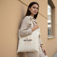 Einfache handgeschriebene Monogramm-Bürste