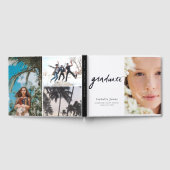 Einfache handgeschriebene Script-Abschluss für Fot Gästebuch (Voll)