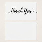 Einfache handgeschriebene Skriptkalligraphie Viele (Vorne & Hinten)