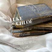 Einfache handgezeichnete Botanische Einzigartigkei Acryleinladungen