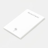 Einfache, handgezeichnete Tropenpalmen-Illustratio Post-it Klebezettel (angewinkelt)