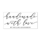 Einfache Handhabung mit Liebe Script Kleines Unter Permastempel (Design)