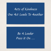 Einfache Handlungen der Kinderkarte (Vorne & Hinten)