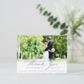 Einfache Handwrite Script Klasse Hochzeit Vielen D Postkarte (Stehend Vorderseite)