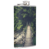 Einfache Hängebrücke über den Fluss Idrijca, Slove Flachmann (Rechts)